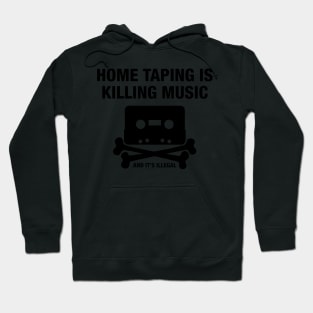 Cassette Bones - Home Taping Is Killing Music Hoodie